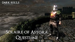 Dark Souls Remastered  Solaire of Astora Questline Both Endings [upl. by Odrick]