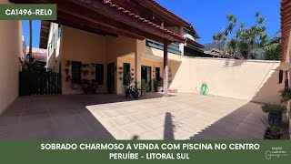 Sobrado à venda em Peruíbe no charmoso bairro Centro  Regina Guerreiro Imóveis [upl. by Adnavoj]