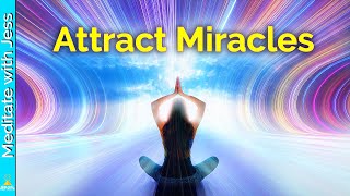 Guided Sleep Meditation ATTRACT MIRACLES While You SLEEP Powerful Get quotIn Flowquot With The Universe [upl. by Erdei]