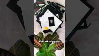 Wipro welcome goodies  welcome kit for fresher 2023  unboxing [upl. by Faustine]