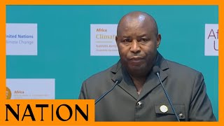 Burundi President Evariste Ndayishimiyes speech at the Africa Climate Summit [upl. by Htyderem]