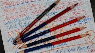 Checking Red and Blue Combination Pencil Review [upl. by Llevaj]