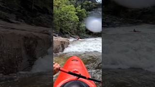 North Georgia Slide 🛝 yakfam whitewater kayaking fun outdoors lifestyle bridalveil lyf [upl. by Aitnecserc152]