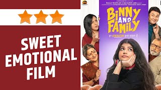 Binny And Family Review Varun Dhawans niece Anjini Dhawan impresses in this sweetfamily film [upl. by Kciredohr]