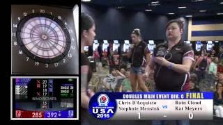 DARTSLIVE OPEN 2016 USA DOUBLES MAIN EVENT DIVC FINAL [upl. by Naihtsirc]