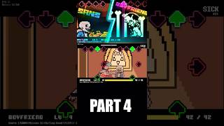 FNF vs LoveV4 Pixel update fnf undertale genocideroute battle fnfmod love4 gameplay newchart [upl. by Llerref]