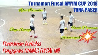 BAYU SAPTAJI bertanding futsal di Tana Paser [upl. by Avilo457]