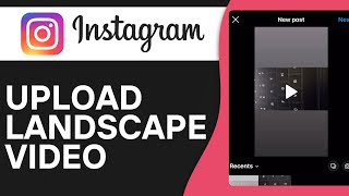 How to Upload Landscape Video on Instagram Reels 2024 [upl. by Eetsim]