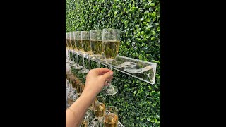 How to Make a Champagne Wall  DIY Champagne Wall  Cheers Bar DIY  DIY Party Decor [upl. by Alasdair]