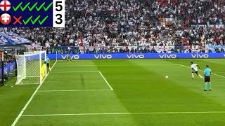 England vs Switzerland PENALTY SHOOTOUT 53  EURO 2024 [upl. by Ahsiek]