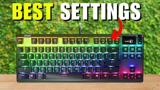 SteelSeries Apex Pro TKL Best Settings [upl. by Belvia]