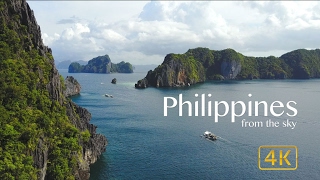 Philippines from the Sky 4K – Palawan El Nido Boracay [upl. by Aira]