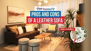 Pros and Cons of a Leather Sofa  Mandaue Foam  MF Home TV [upl. by Michey62]