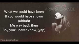 Ariana Grande  Youll Never Know Lyrics [upl. by Adiaz]