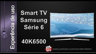 Tutorial TV Samsung série 6  detalhes funções e dicas [upl. by Ellehsor359]