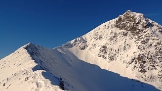 CMD Arete and Ben Nevis  Solitude on the CMD Arete and Ben Nevis in stunning Winter condition [upl. by Linnette]