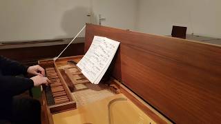 Praeludium BWV 866 on Clavichord [upl. by Gittle]