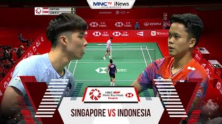 Anthony Sinisuka Ginting vs Loh Kean Yew  BWF World Tour Finals 2022 [upl. by Oiramrej]