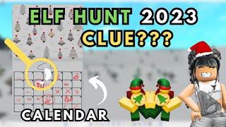 WHEN is the START DATE for ELF HUNT  ADVENT CALENDAR EVENT in bloxburg🔍 [upl. by Otrevogir]