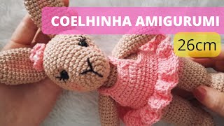 PASSO A PASSO Coelhinha amigurumi Coelhinho da Páscoa amigurumi [upl. by Vivica296]