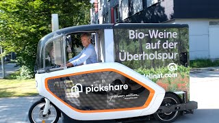 Hannes Jaenicke testet in München den MehrwegKreislauf der DelinatWeine [upl. by Desirea]