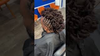 😤TOUGH MEN’S LOC STYLE 💪🏾🔥Locs Dreadlocks menslocs future plutoski cut haircut lineups [upl. by Deegan]