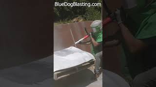 Will it WARP  Sandblasting Hood  Dry Blasting 90 PSI [upl. by Aimahs]