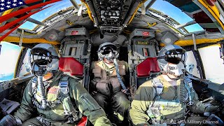 Inside a US B52 Bombers Fly in Russias Backyard  Cockpit amp Battle Station View [upl. by Iffar]