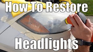 HOW TO CORRECTLY RESTORE AND SEAL HEADLIGHTS  PERMANENT HEADLIGHT RESTORATION [upl. by Nylsej]