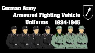 German Army Armoured Fighting Vehicle Uniforms 19341945 [upl. by Sharron355]