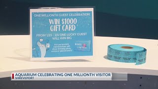 Shreveport Aquarium celebrating one millionth visitor [upl. by Siwel]