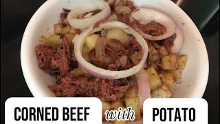 CORNED BEEF WITH POTATO TYPICAL FILIPINO DISH [upl. by Eilak]