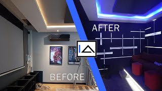 Before and After Home Cinema Build  Icon Acoustics [upl. by Aprilette]