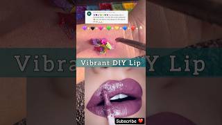 The Most Vibrant DIY lip shade for that Bold look  blushstick shortsfeed lipstickhacks [upl. by Claybourne285]