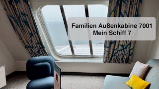 Familien Außenkabine 7001  Mein Schiff 7 [upl. by Holladay]