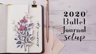 2020 Yearly Bujo Setup  How To Begin Bullet Journaling a Comprehensive Guide [upl. by Pulchi]