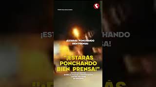 Paro nacional comienza con fuertes enfrentamientos en Arequipa policía amedrenta a periodista [upl. by Reifnnej510]