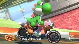 Mario Kart 8 Deluxe Yoshi Mario Circuit 2 [upl. by Ridglea]