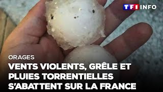 Orages  des vents violents de la grêle et des pluies torrentielles ont surpris les habitants [upl. by Egroeg]