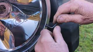 FYRLYT driving light lens kit assembly video Presented by David Holmes [upl. by Edia]