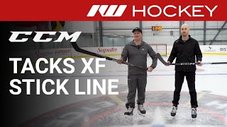 CCM Tacks XF Pro Stick Line  OnIce Insight [upl. by Isdnyl]