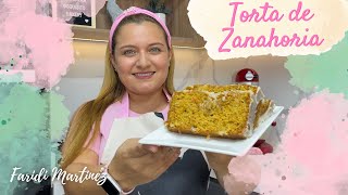 Torta De Zanahoria Sin Batidora I Carrot Cake I Faridi Martinez I Squisito Bakery [upl. by Clougher902]