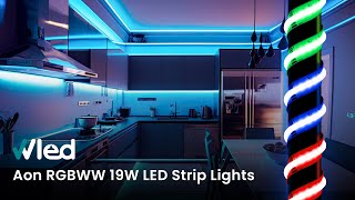 19W Aon RGBWW LED Strip Lights  Wholesale LED Lights [upl. by Winshell]