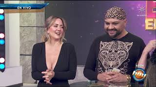 andrea legarreta luce increible con escote en vestido negro [upl. by Tiny]