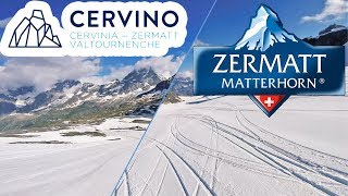 Summer skiing  July conditions in Zermatt and Cervinia [upl. by Nnoryt]