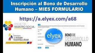 Bono de desarrollo humano Inscripción online [upl. by Fisa901]