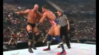 Kurt Angle Vs Stone Cold Highlights WWF Unforgiven 2001 [upl. by Lynnet]