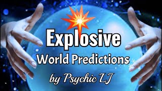 EXPLOSIVE World Predictions by Psychic LJ [upl. by Ruthie]