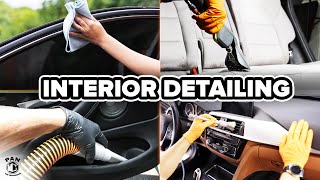 How To Clean A Car Interior From Top To Bottom [upl. by Ihsoyim]