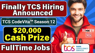 Finally TCS Codevita Hiring Announced  TCS Off Campus Hiring 2024  TCS CodeVita  No  Criteria [upl. by Ender]